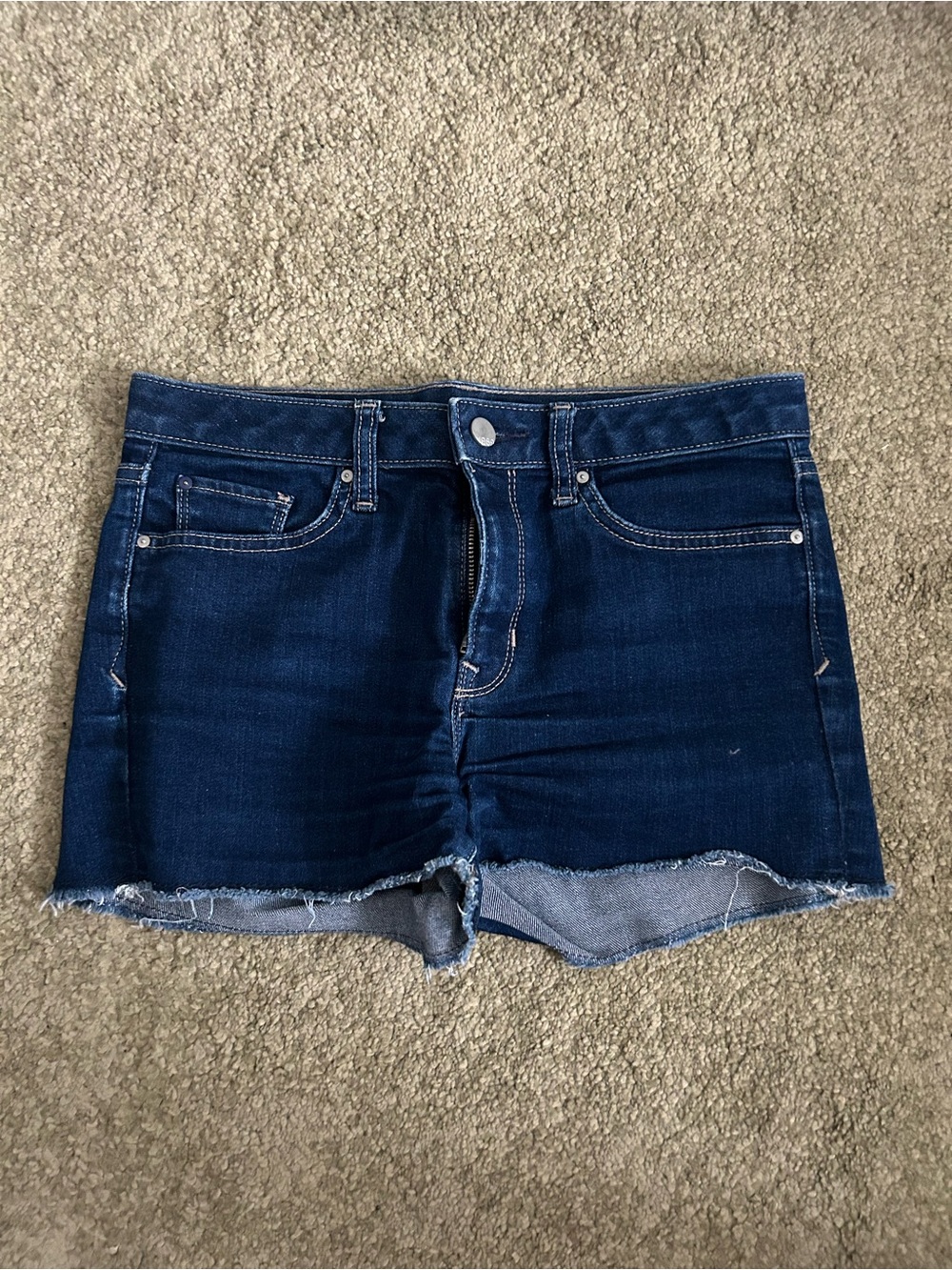 GAP Dark Indigo Denim Cutoff Shorts